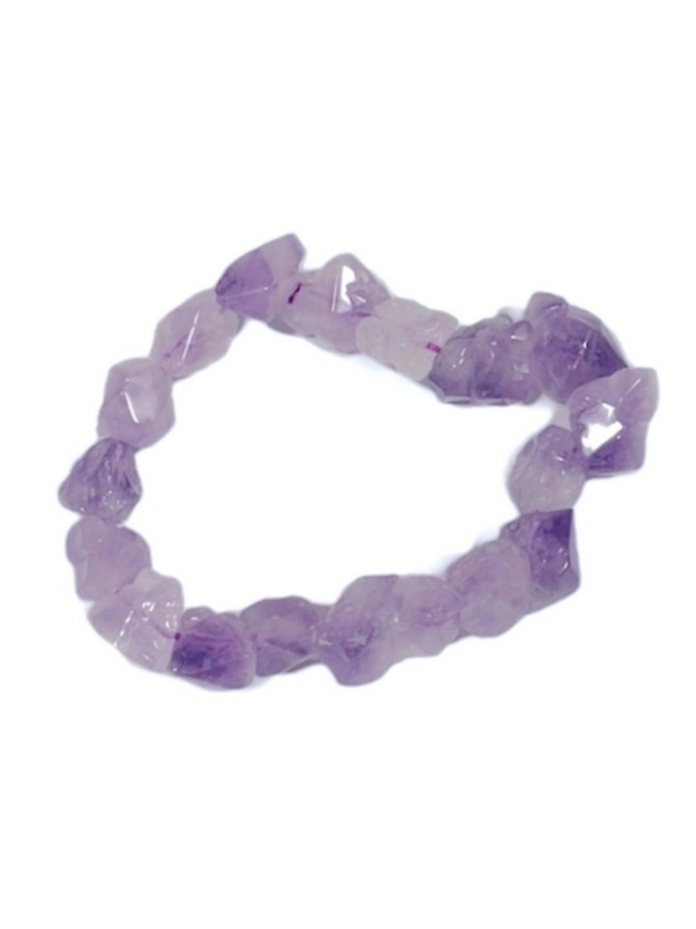 Amethyst Crystal Chip Bracelet - Picture 2 of 2